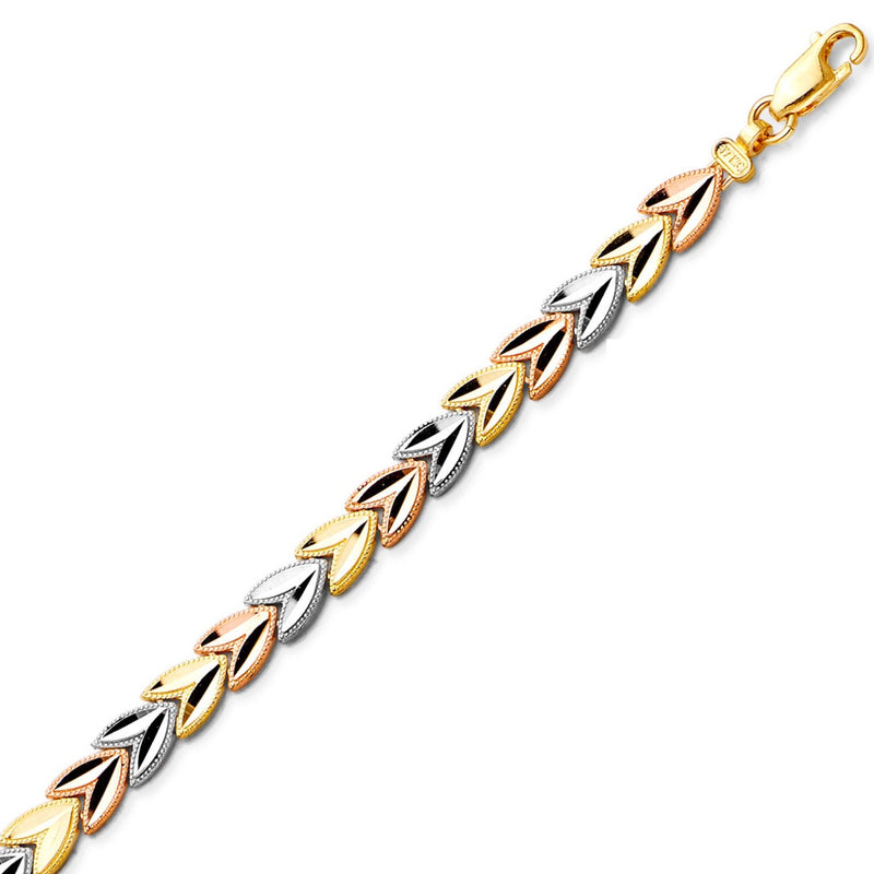 Tri-Color Chevron Bracelet