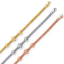 Mesh CZ Fancy Italian Bracelet