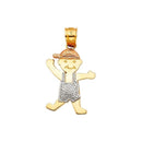 Tri-Color Boy Charm CT269-1
