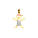 Tri-Color Boy Charm CT269-8