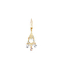 Tri-Color Diamond-Cut Chandelier Earring ER-20097