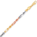 Tri-Color Figarope Chain