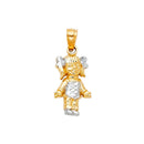 Tri-Color Girl Charm CT-269-11