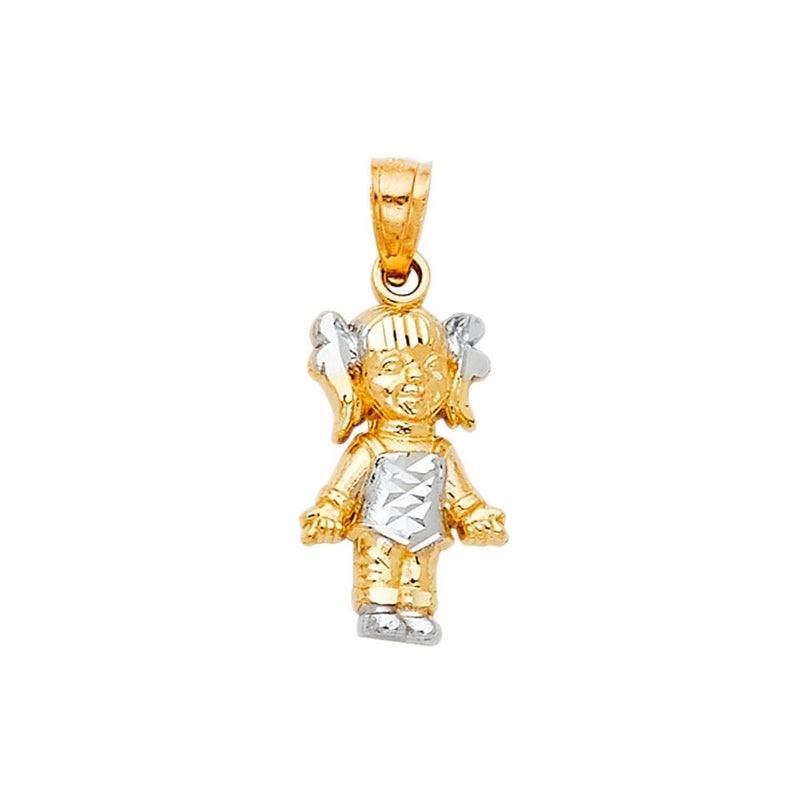 Tri-Color Girl Charm CT-269-11