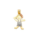 Tri-Color Girl Charm CT-269-2