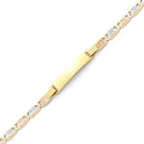 Tri-Color Valentino Baby ID Bracelet