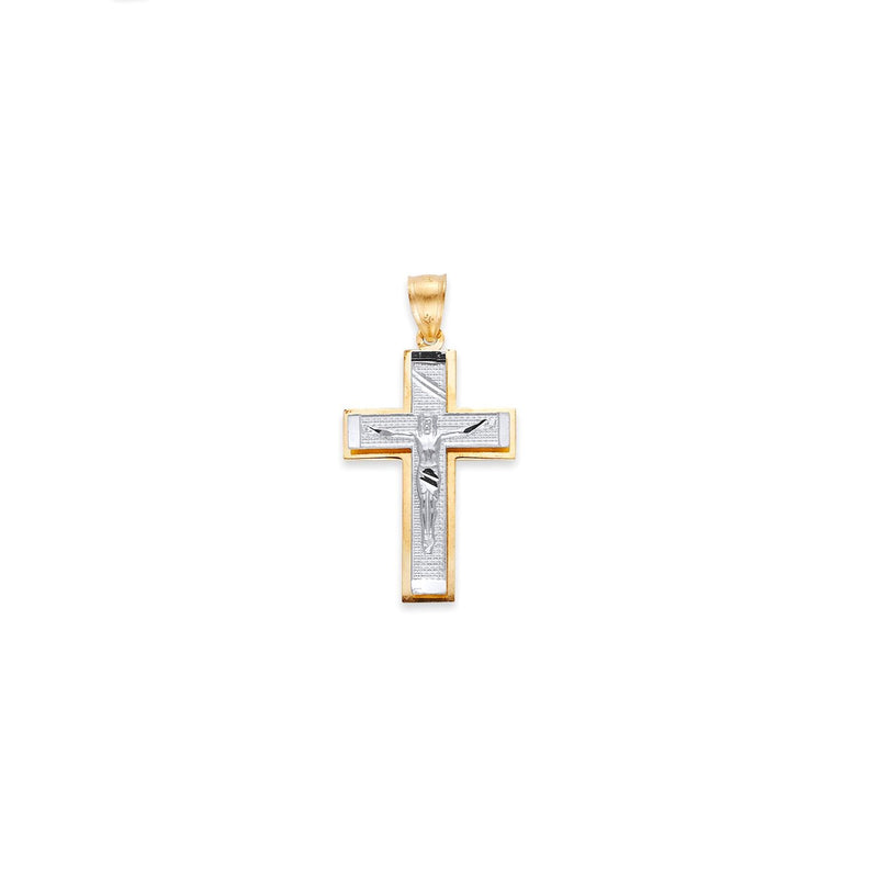 Two-Tone 3D Crucifix