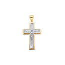 Two-Tone 3D Crucifix