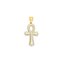 Two-Tone Ankh Pendant PN-10386