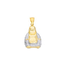 Two-Tone Buddha Pendant PN-10334