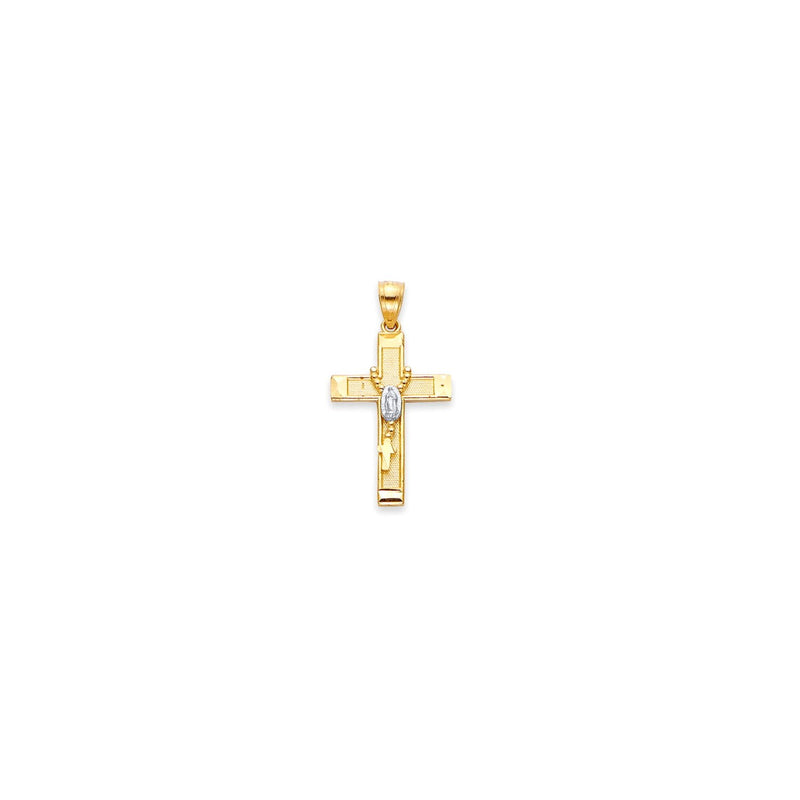 Two-Tone Rosary Cross