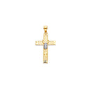 Two-Tone Rosary Cross