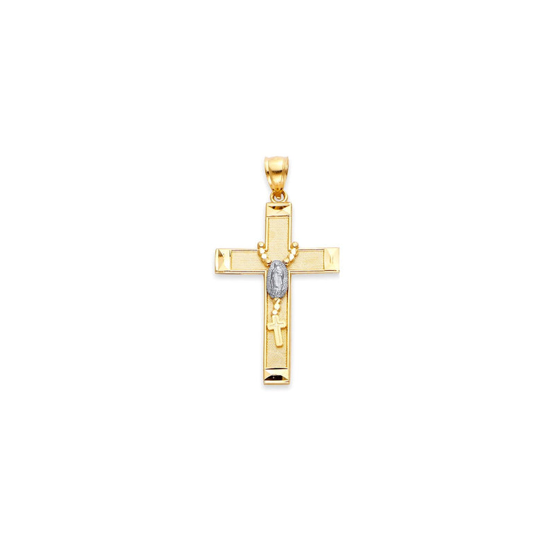 Two-Tone Rosary Cross