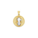 Two-Tone Round San Benito Pendant PN-10221