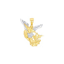 Two-Tone Saint Michael Pendant PN-10328