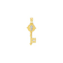 Two-Tone San Benito Key Pendant PN-10343