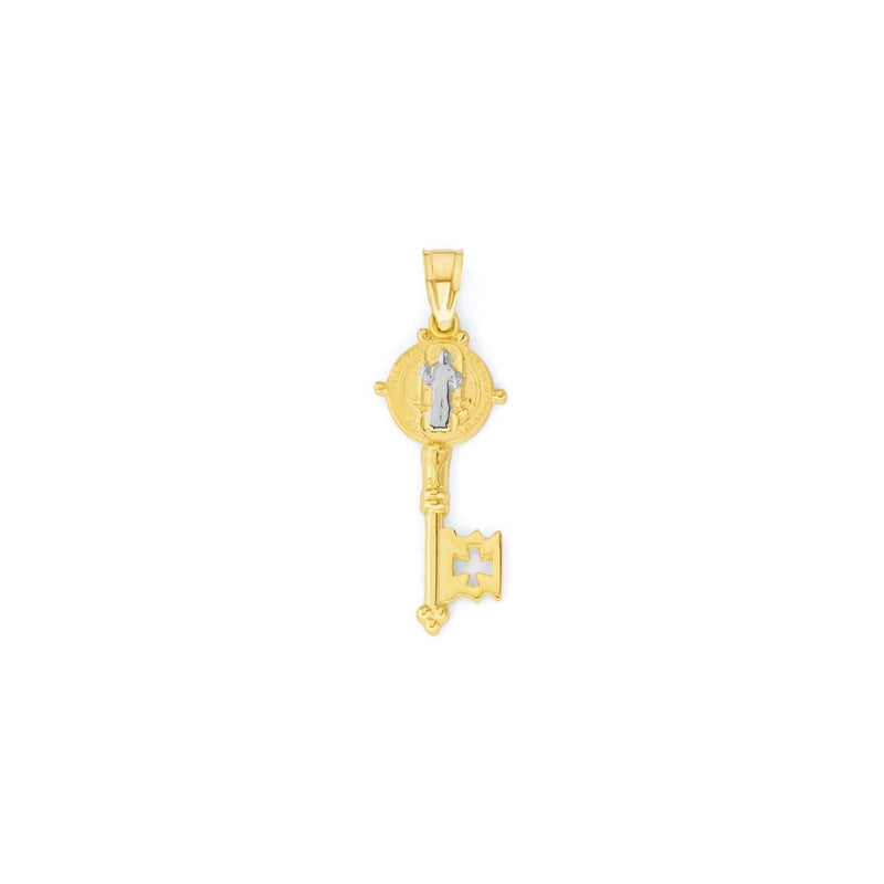 Two-Tone San Benito Key Pendant PN-10343