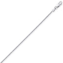 White Gold Wheat Pendant Chain