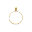 Yellow Gold 50 Peso Coin High Polish Frame Bezel