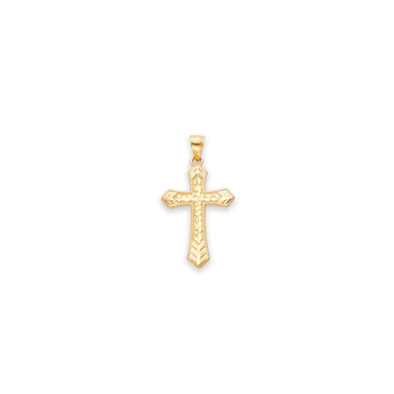 Yellow Gold Cross Pendant PN-10034