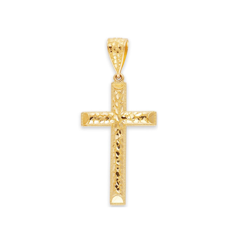 Yellow Gold Cross Pendant PN-10047