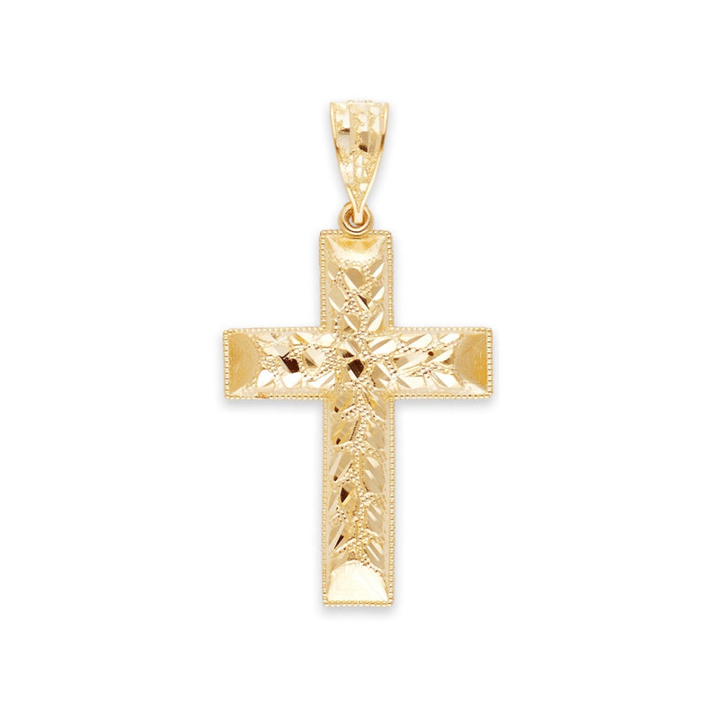 Yellow Gold Cross Pendant PN-10048