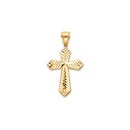 Yellow Gold Cross Pendant PN-10057