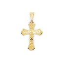 Yellow Gold Cross Pendant PN-10068