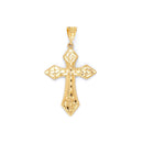 Yellow Gold Cross Pendant PN-10072
