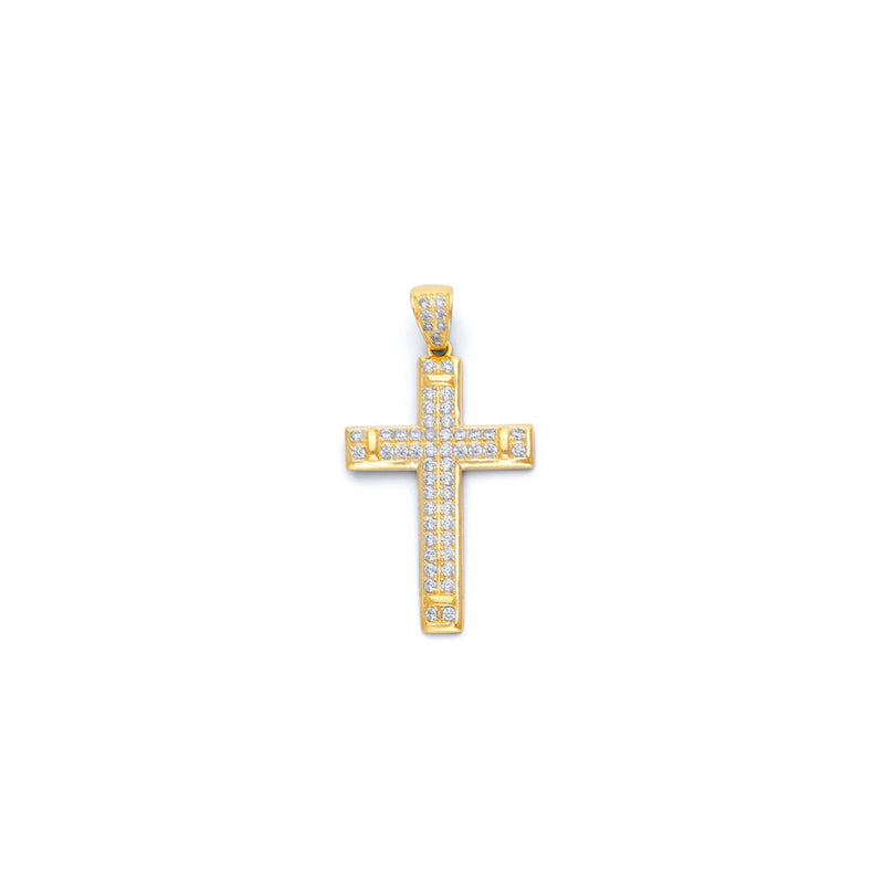 Yellow Gold Cross Pendant PN-10073