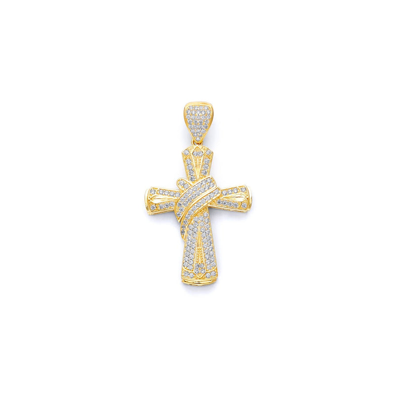 Yellow Gold Cross Pendant PN-10086