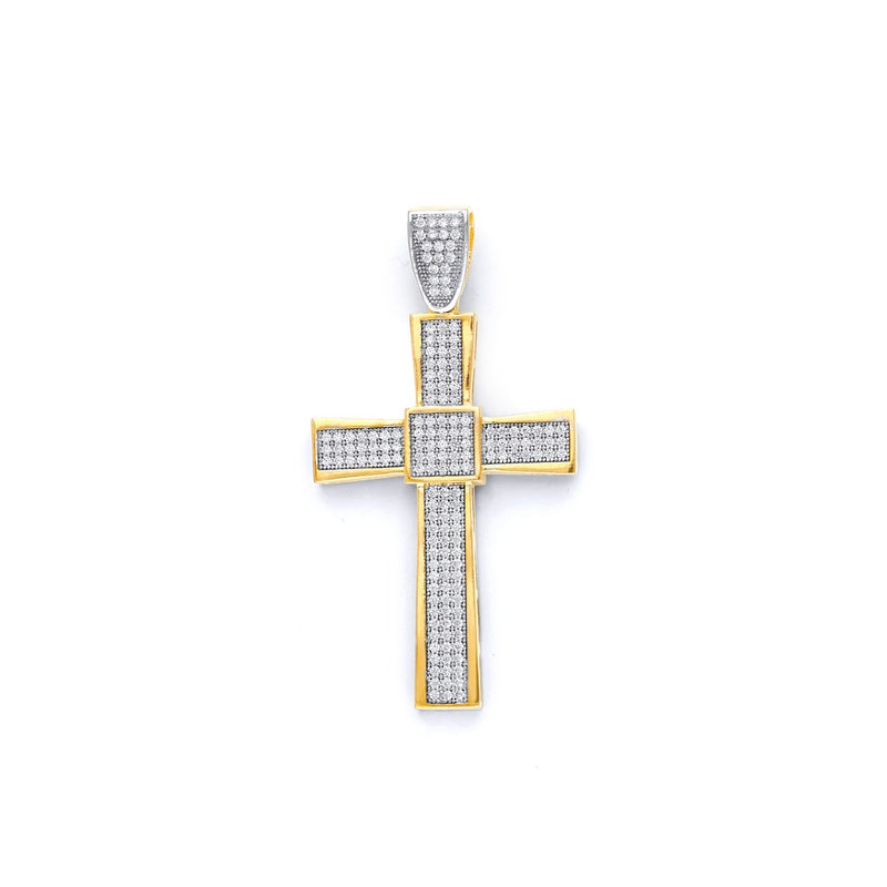 Yellow Gold Cross Pendant PN-10089
