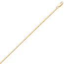 Yellow Gold Curb Anklet