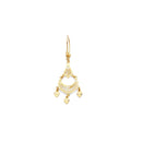 Yellow Gold Diamond-Cut Chandelier Earring ER-20090