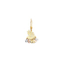 Yellow Gold Diamond-Cut Chandelier Earring ER-20092