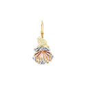 Yellow Gold Diamond-Cut Chandelier Earring ER-20093