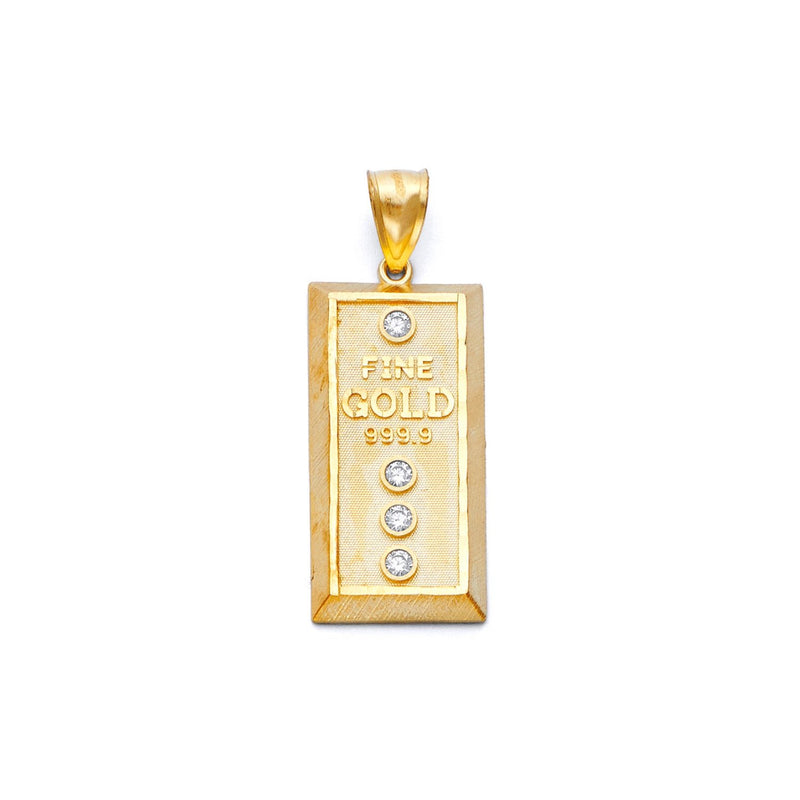 Yellow Gold Fine Gold Bar Charm