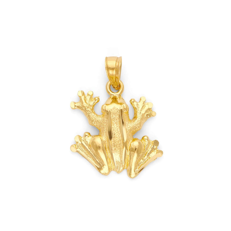 Yellow Gold Frog Pendant PN-20395