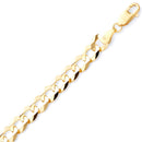 Yellow Gold Hollow Cuban Chain