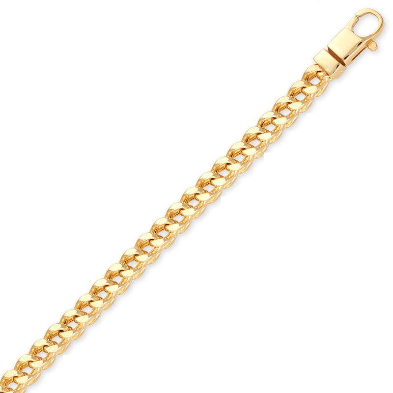 Yellow Gold Hollow Franco Chain