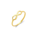 Yellow Gold Infinity Symbol Ring RG-10113