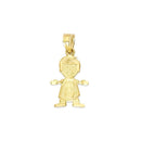 Yellow Gold It's A Boy Pendant PN-20264