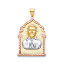 Yellow Gold Malverde Frame Charm