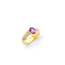 Yellow Gold Men's Color Stone Ring RG-10065