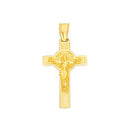 Yellow Gold San Benito Crucifix Pendant PN-10426