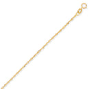 Yellow Gold Singapore Pendant Chain