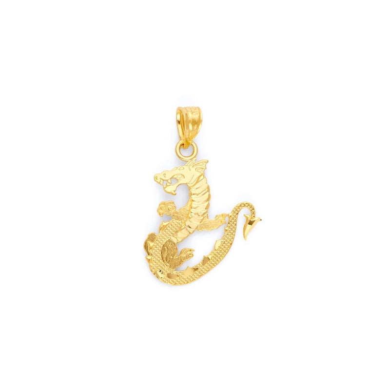 Yellow Gold Small Dragon Pendant