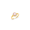 Yellow Gold Women's Color Stone Ring RG-20019