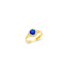 Yellow Gold Women's Color Stone Ring RG-20025