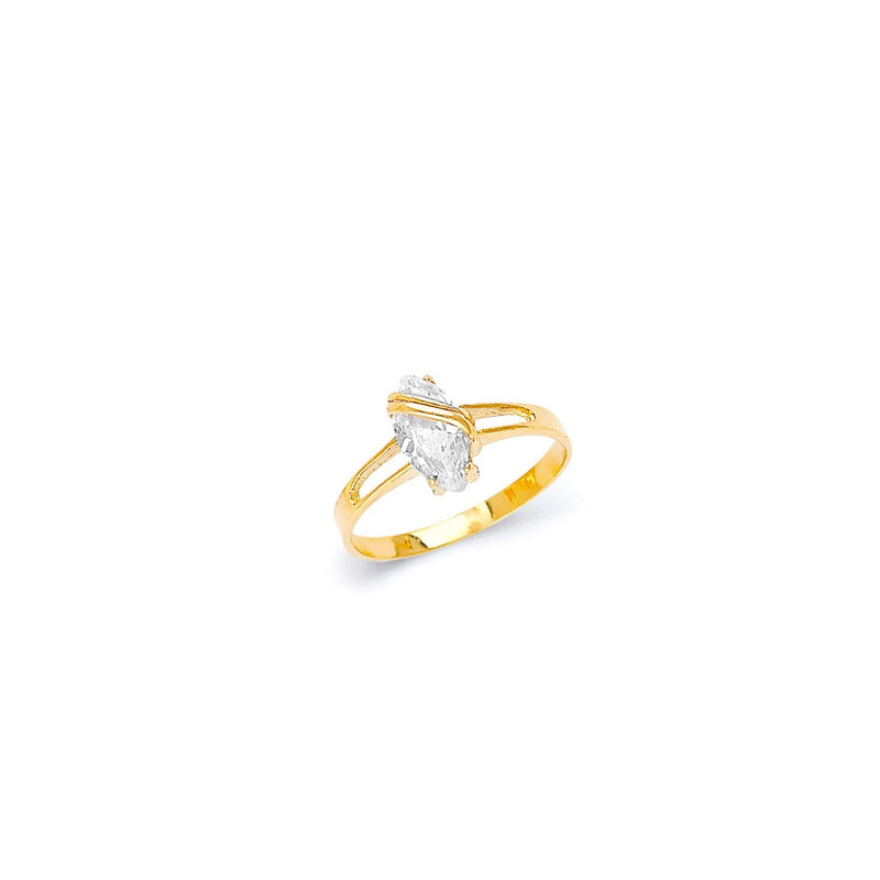 Yellow Gold Women's Color Stone Ring RG-20031